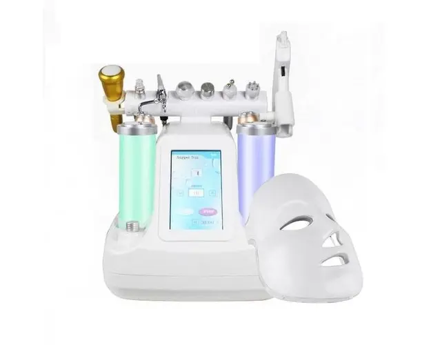 Aparat Facial PRO 11in1 Jet Hidroxigen Micro Bule Totulperfect Indepartare Puncte Negre, Dermoabraziune, Curatare, Hidratantare, Lifting Saloane, Indepartarea Acneei, Ultrasunete, RF