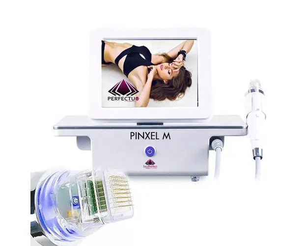 Aparat Golden Microneedeling RF Lifting, Indepartare Vergeturi, Cicatrici, Tratament Antiacneic, Skin Rejuvenation, Pinxel M+