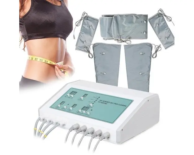 Aparat Infrarosu LCD Drenaj limfatic, Aparat de slabit Presoterapie, pierdere in greutate, Anti Celulita, Detox Body Spa RedMax