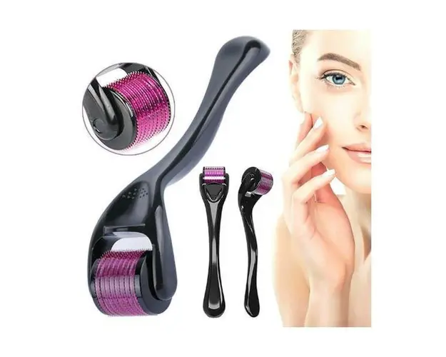 Aparat Lifting Derma Roller 0.22, Reintinerire Ten, Rejuvenare Faciala, Masaj Microneedeling Derma Rolling TotulPerfect