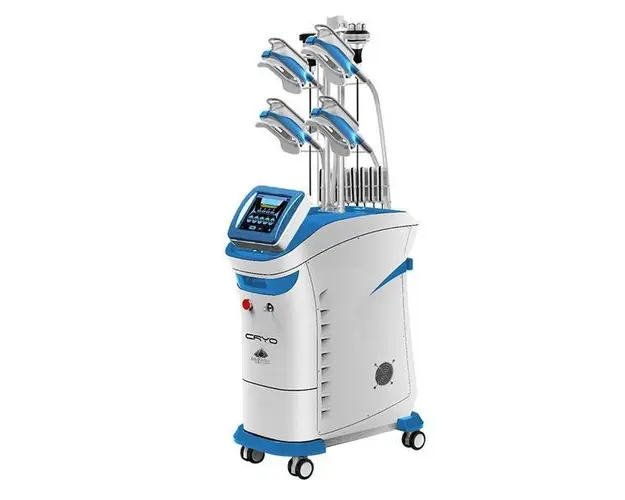 Aparat Profesional 5 Manipuli Criolipoliza 360 DeepCool, Cryoterapie Indepartare celulita, Fat Freezing Lifting Salon, Deepsculpture Blue