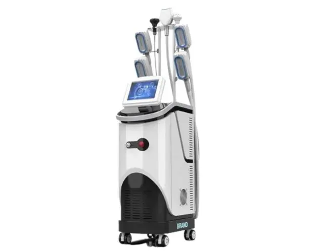 Aparat Profesional 5in1 TotulPerfect Criolipoliza, Indepartare celulita, 5 aplicatori de Criolipoliza, Alb ICEPro