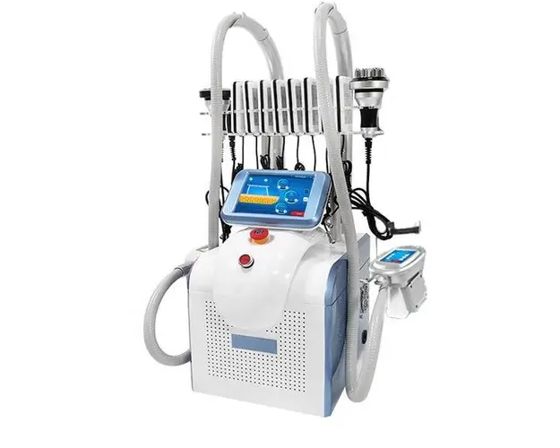 Aparat Profesional Criolipoliza Dublu, Lipolaser - Liposuctie Virtuala, RF Fototerapie Indepartare celulita, Cavitatie 40K, Radiofrecventa Lifting Salon, CRIOSCULPT Pro JK-02