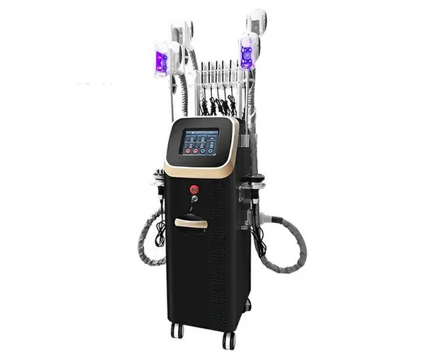 Aparat Profesional Criolipoliza SuperCool B, Lipolaser - Liposuctie Virtuala, RF Fototerapie Indepartare celulita, Cavitatie 40K, Radiofrecventa Lifting Salon, 360 CRIOSCULPT