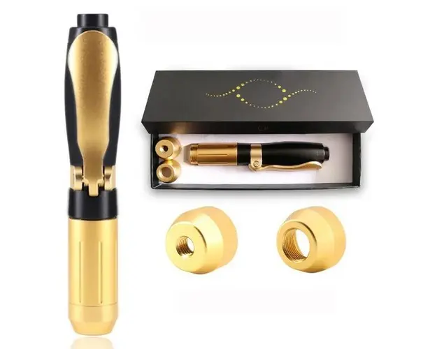Aparat Reglabil Injectare Acid Hyaluronic Hyaluron Pen, Inalta Presiune, Precizie, Stilou Atomizare Marire Buze, Lifting AkaAy-DUO