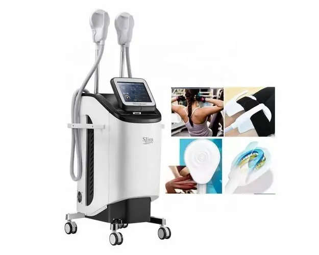 Aparat Tesla Sculpt HI-EMT Remodelare corporala, Tonifiere Abdomen, 2 Manipuli, Slabire intensiva, Body shaping EMS Sculpt