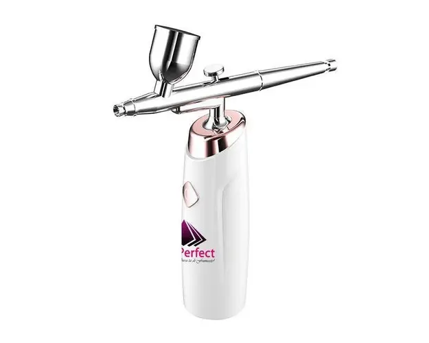 Aparat Tratamente Cosmetice Hidratare Airbrush Spray Pulverizator Multiple Utilizari, Aerograf portabil Nutritie Ten, Lifting, White Wany