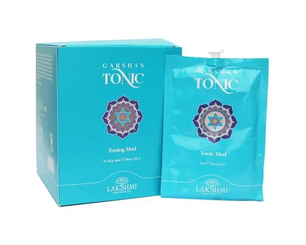 Argila Tonifianta Modelatoare - Lakshmi Garshan Tonic Toning Mud, 10 x 80 g