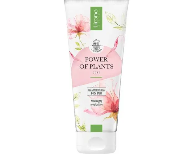 Balsam corporal hidratant cu extract de trandafir Lirene Power of Plants, 200ml