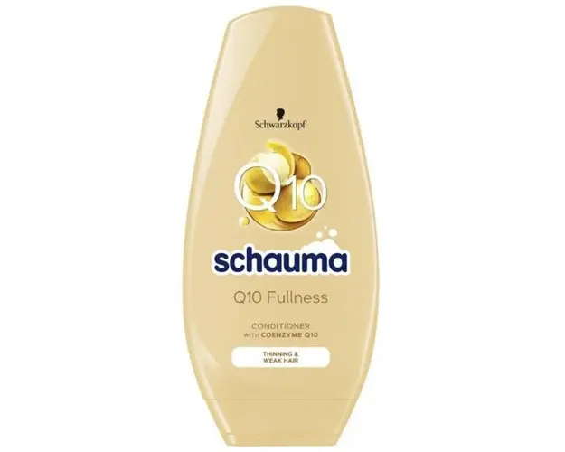 Balsam cu Coenzima Q10 pentru Par Fragil si Subtire - Schwarzkopf Schauma Q10 Fullness Conditioner for Thinning &amp; Weak Hair, 250 ml