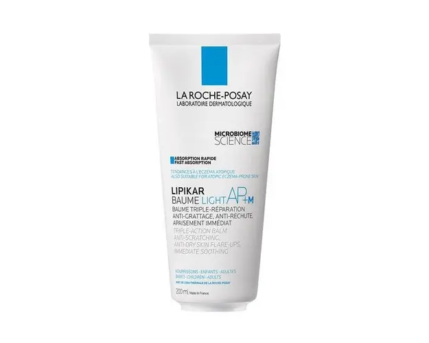Balsam cu tripla actiune impotriva puseurilor de uscaciune a pielii Lipikar Baume Light AP+M, La Roche-Posay, 200 ml