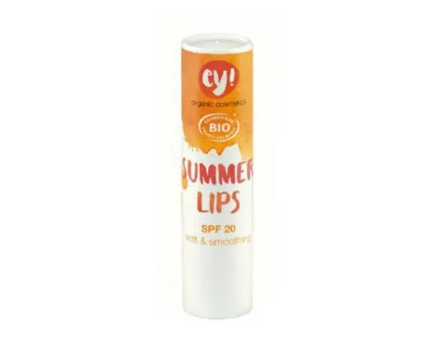 Balsam de Buze Bio Summer Lips cu Protectie Solara Inalta SPF 20 Eco Cosmetics, 4 g