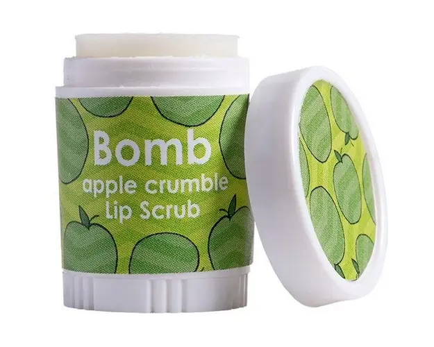 Balsam de buze exfoliant Apple Crumble, Bomb Cosmetics, 4.5 g