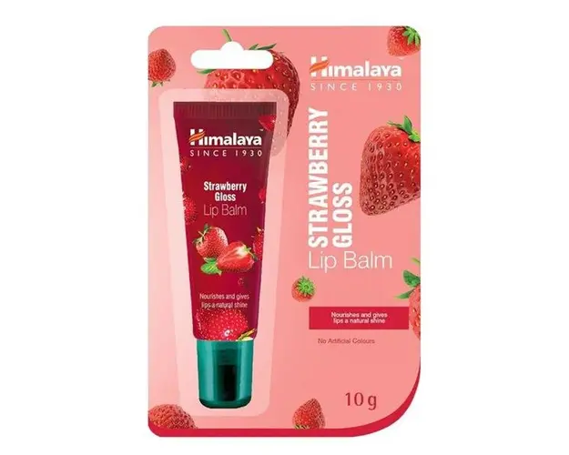 Balsam de Buze - Himalaya Strawberry Gloss Lip Balm, 10 g
