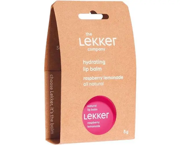 Balsam de buze Lekker Raspberry Lemonade Lip Balm, 8 g