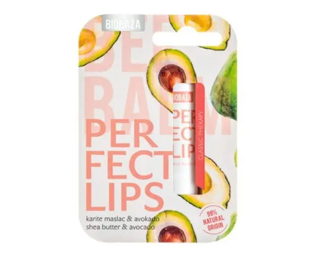 Balsam Natural de Buze cu Unt de Shea si Avocado - Biobaza Perfect Lips, 4.5 g