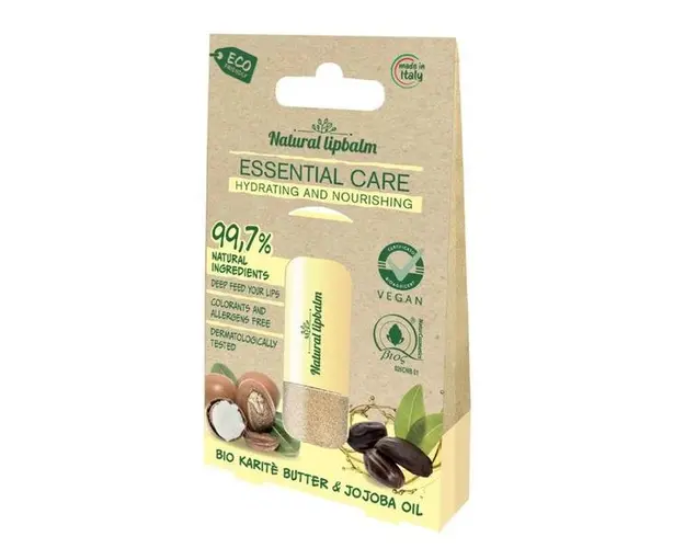 Balsam de Buze Natural cu Unt de Shea si Ulei Jojoba - Eurosirel, 5.5 ml