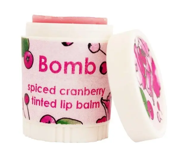 Balsam de buze nuantator Spiced Cranberry Bomb Cosmetics 4.5 g