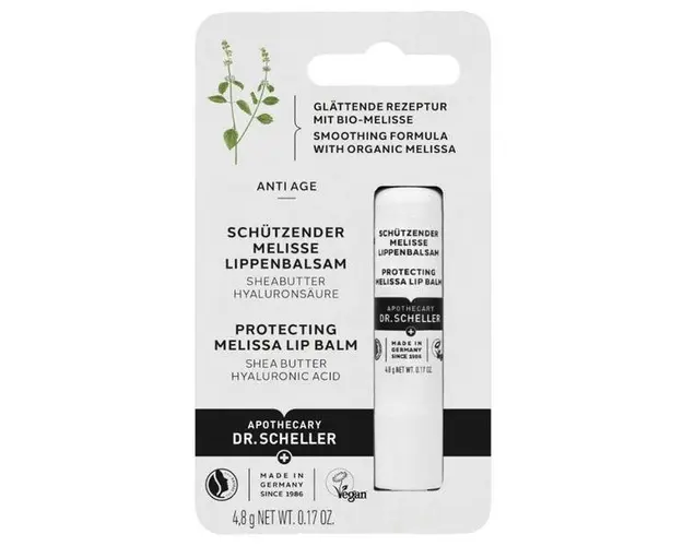 Balsam de Buze Protector - Dr. Scheller Protecting Melissa Lip Balm, 4,8 g