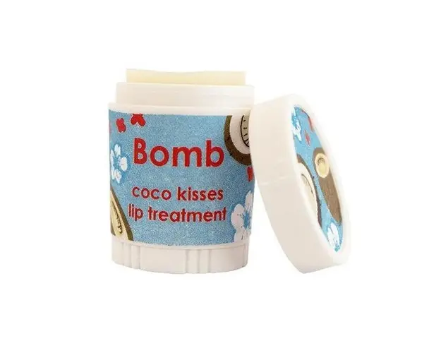 Balsam de buze tratament Coco Kisses, Bomb Cosmetics, 4.5 g