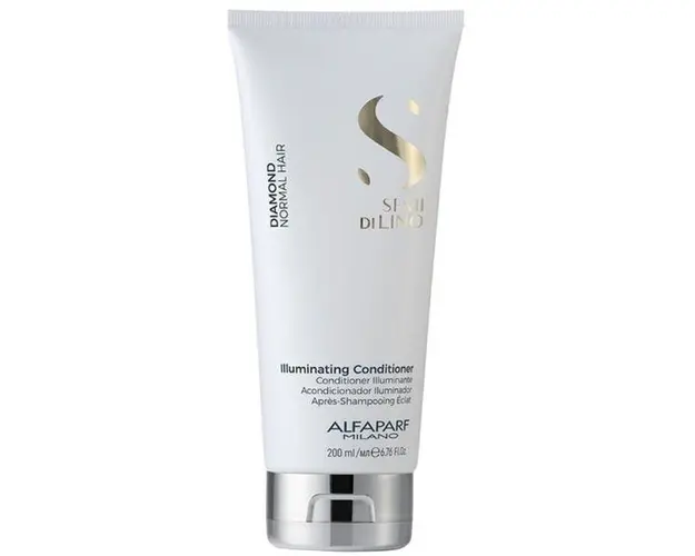 Balsam de Stralucire pentru Par Normal - Alfaparf Milano Semi Di Lino Diamond Illuminating Conditioner, 200ml