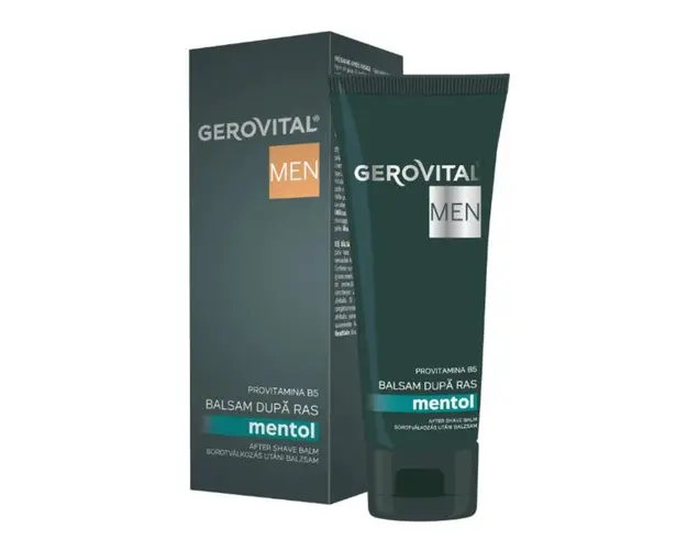 Balsam dupa ras Mentol Gerovital Men, 100ml