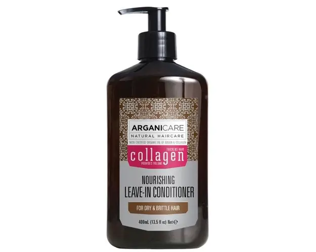 Balsam Fara Clatire cu Colagen pentru Par Subtire, Deteriorat si Fragil Arganicare, 400ml