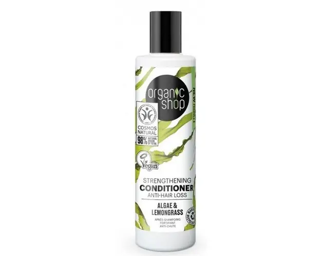 Balsam Fortifiant Impotriva Caderii Parului cu Alge &amp; Lemongrass Organic Shop, 280 ml