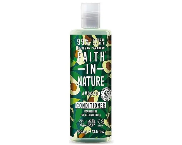 Balsam Hidratant cu Avocado pentru Toate Tipurile de Par Faith in Nature, 400 ml