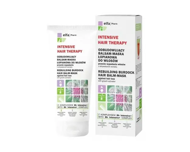Balsam-Masca Regeneranta Intensiva pentru Par Deteriorat cu Brusture Elfa Pharm, 200ml
