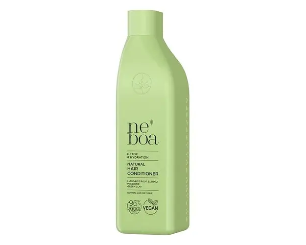 Balsam Natural Detoxifiant pentru Parul Normal sau Gras - Neboa Detox &amp; Hydration, 300 ml
