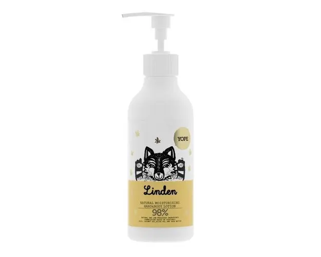 Balsam natural pentru maini si corp Linden cu Tei, Yope, 300 ml