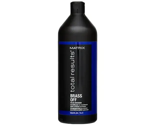 Balsam Neutralizator pentru Par Blond - Matrix Total Results Brass Off Color Obsessed Conditioner, 1000 ml