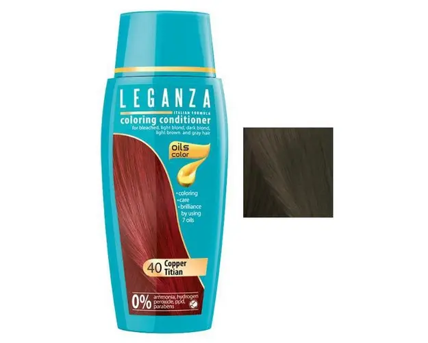 Balsam Nuantator Rosa Impex Leganza, nuanta 31 Bitter Chocolate, 150ml