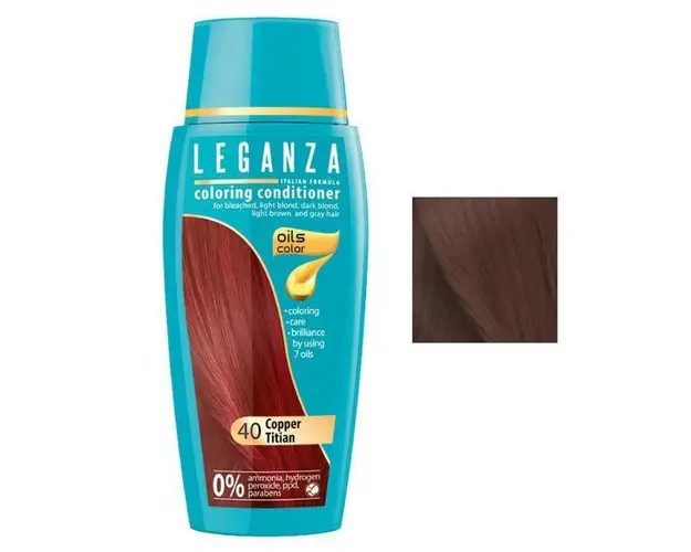 Balsam Nuantator Rosa Impex Leganza, nuanta 32 Chestnut, 150ml
