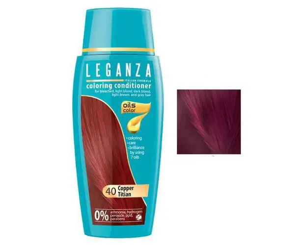Balsam Nuantator Rosa Impex Leganza, nuanta 50 Bordeaux, 150ml
