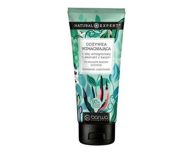 Balsam par hranitor cu ulei de struguri si extract de busuioc, Barwa Cosmetics, tub 200 ml
