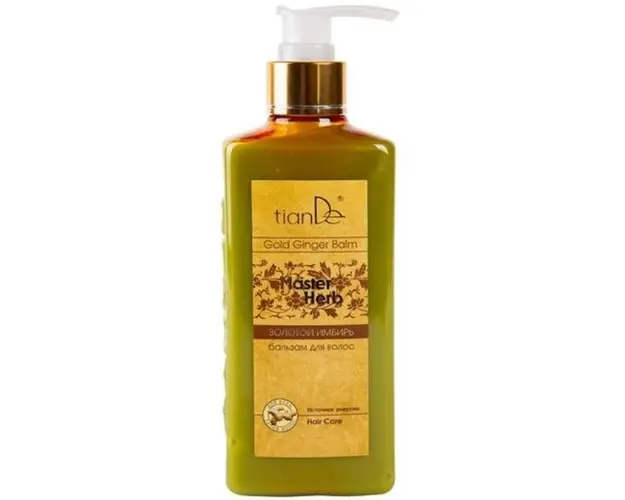 Balsam pentru par Gold Ginger, Master Herb, TianDe, 300 ml