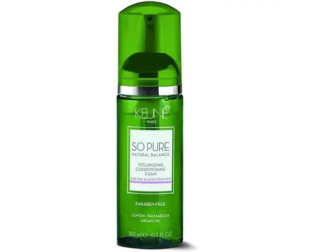 Balsam pentru Volum - Keune So Pure Volumizing Conditioning Foam, 185 ml