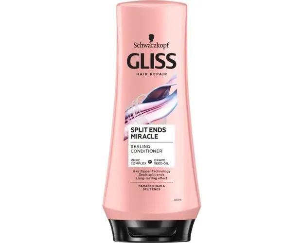 Balsam Reparator pentru Par Deteriorat si Varfuri Despicate - Schwarzkopf Gliss Hair Repair Split End Miracle Sealing Conditioner for Damaged Hair &amp; Split Ends, 200 ml