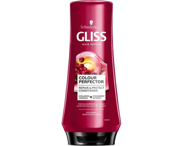 Balsam Reparator pentru Par Vopsit, Nuantat sau cu Suvite - Schwarzkopf Gliss Hair Repair Colour Perfector Repair &amp; Protect Conditioner for Coloured, Highlighted Hair, 200 ml