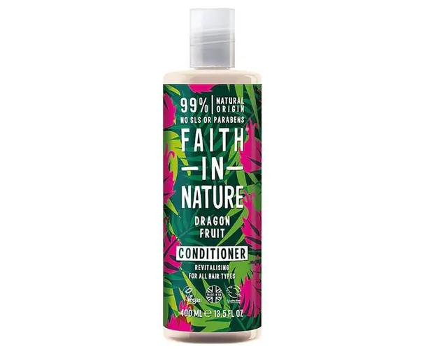 Balsam Revitalizant cu Fructul Dragonului pentru Toate Tipurile de Par Faith in Nature, 400 ml