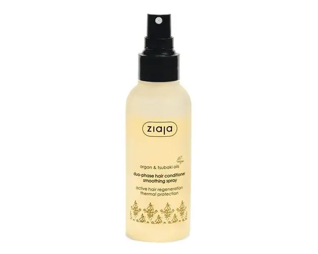 Balsam Spray Duo-Fazic fara Clatire pentru Netezire - Ziaja Argan and Tsubaki Oils Duophase Hair Conditioner Smoothing Spray, 125 ml