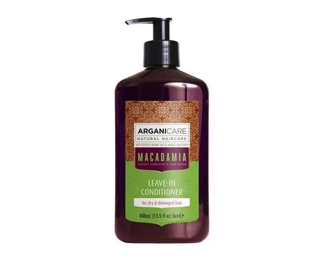 Balsam Ultra Hidratant Fara Clatire cu Ulei de Macadamia pentru Par Uscat si Deteriorat Arganicare, 400 ml