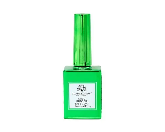 Base Coat Cold Rubber, Global Fashion, 15 ml, transparent