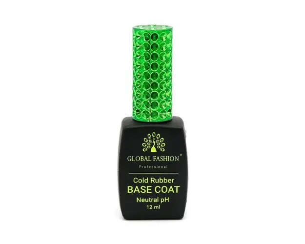 Base Coat Cold Rubber, Global Fashion, neutral PH, 12 ml, Transparent