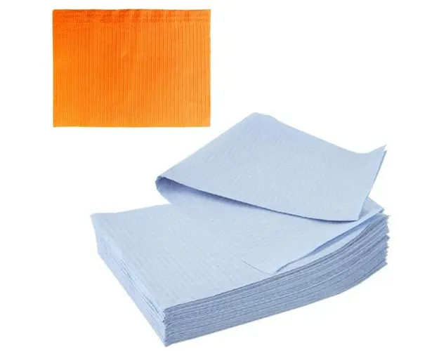 Bavete-Campuri Cosmetice Orange - Prima PE and Paper Medical Towel Tissue 33 x 45 cm
