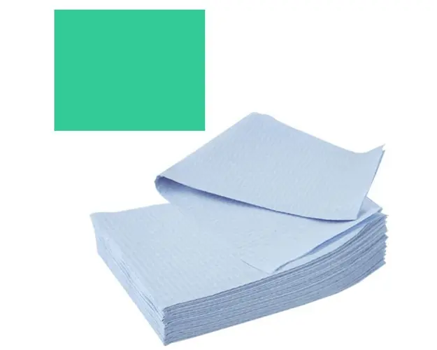 Bavete-Campuri Cosmetice Verzi - Prima PE and Paper Medical Towel Tissue 33 x 45 cm