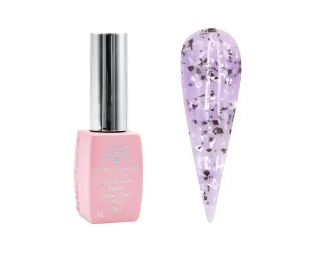 Baza Foil, baza cauciucata pentru unghii, Global Fashion, 8 ml, 18
