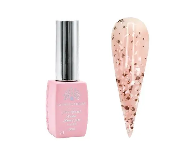 Baza Foil, baza cauciucata pentru unghii, Global Fashion, 8 ml, 20